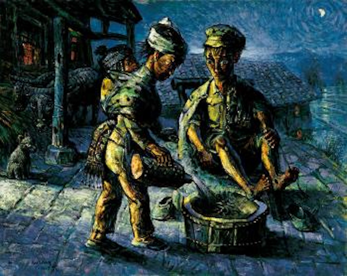 Peasant life of Ban Shan by Luo Zhongli