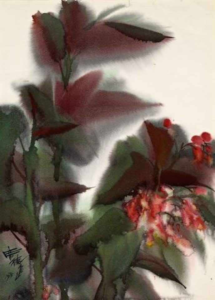 Chinese flowering crabapple by Xi Dejin