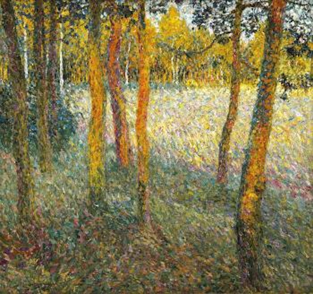 Au bord du bois by Leon de Smet