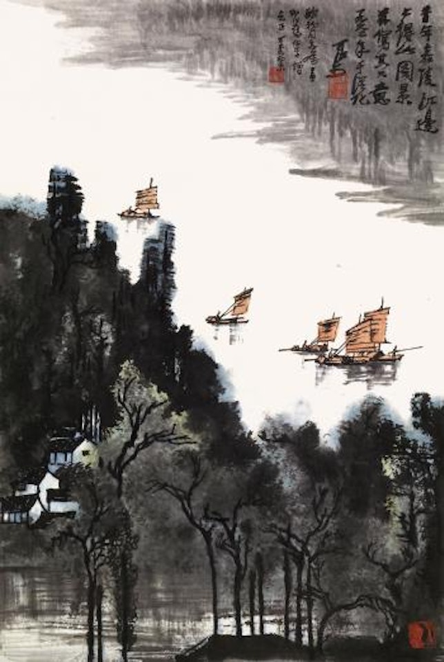 Chialing River by Li Keran
