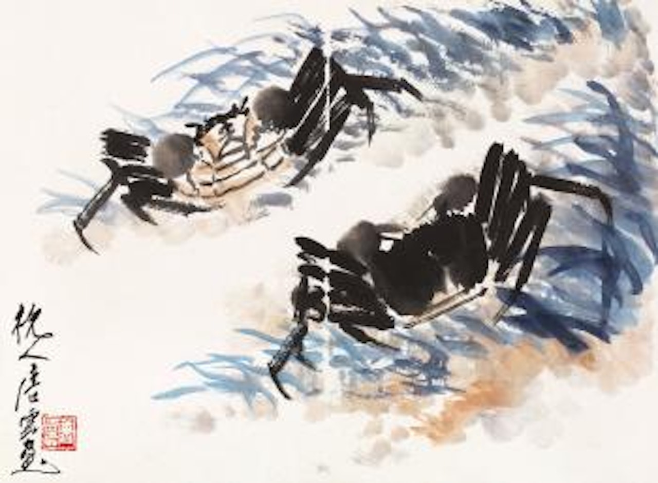 Untitled by Huang Zhou by Li Keran