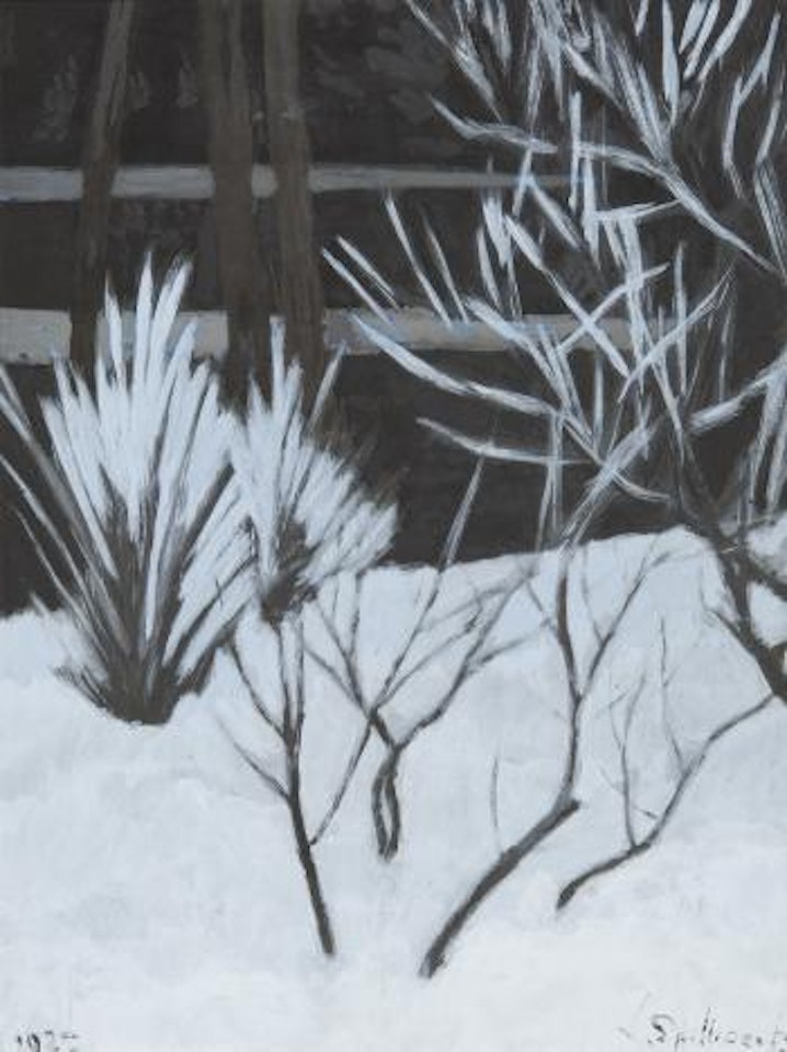 Végétation dans la neige by Léon Spilliaert