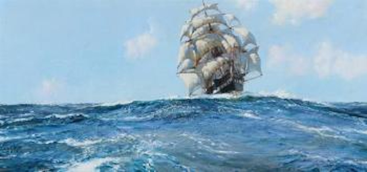 Homeward bound by Montague Dawson