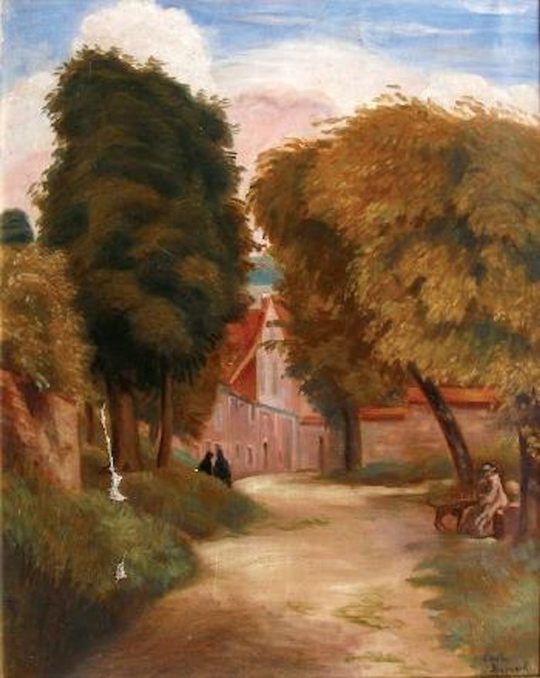 Entrée de village by Emile Bernard