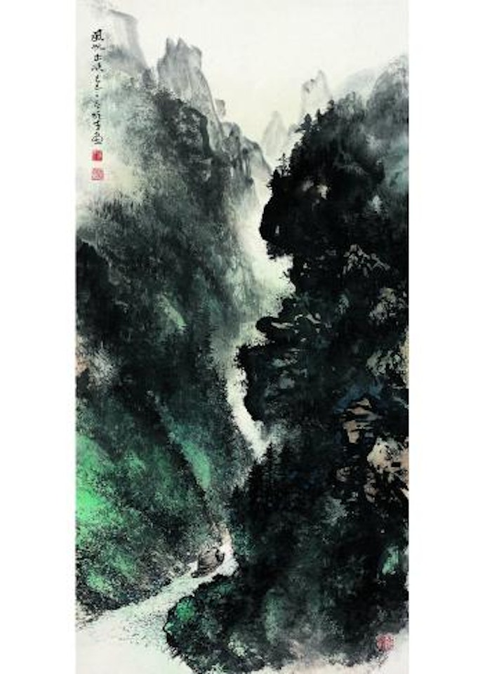 Sailing out of the gorge by Li Xiongcai