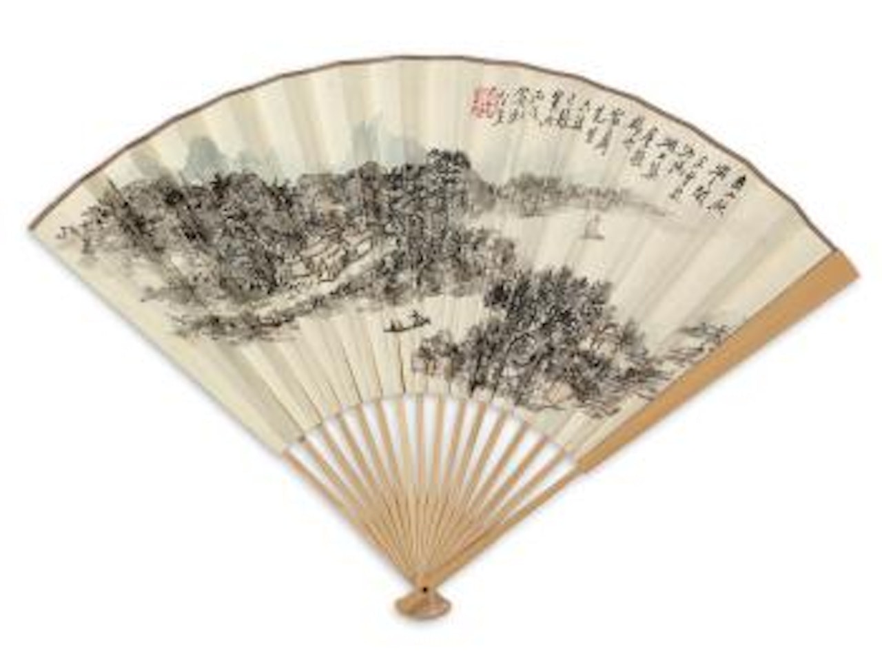 Landscape Of Qishan And Qiupu by Huang Binhong