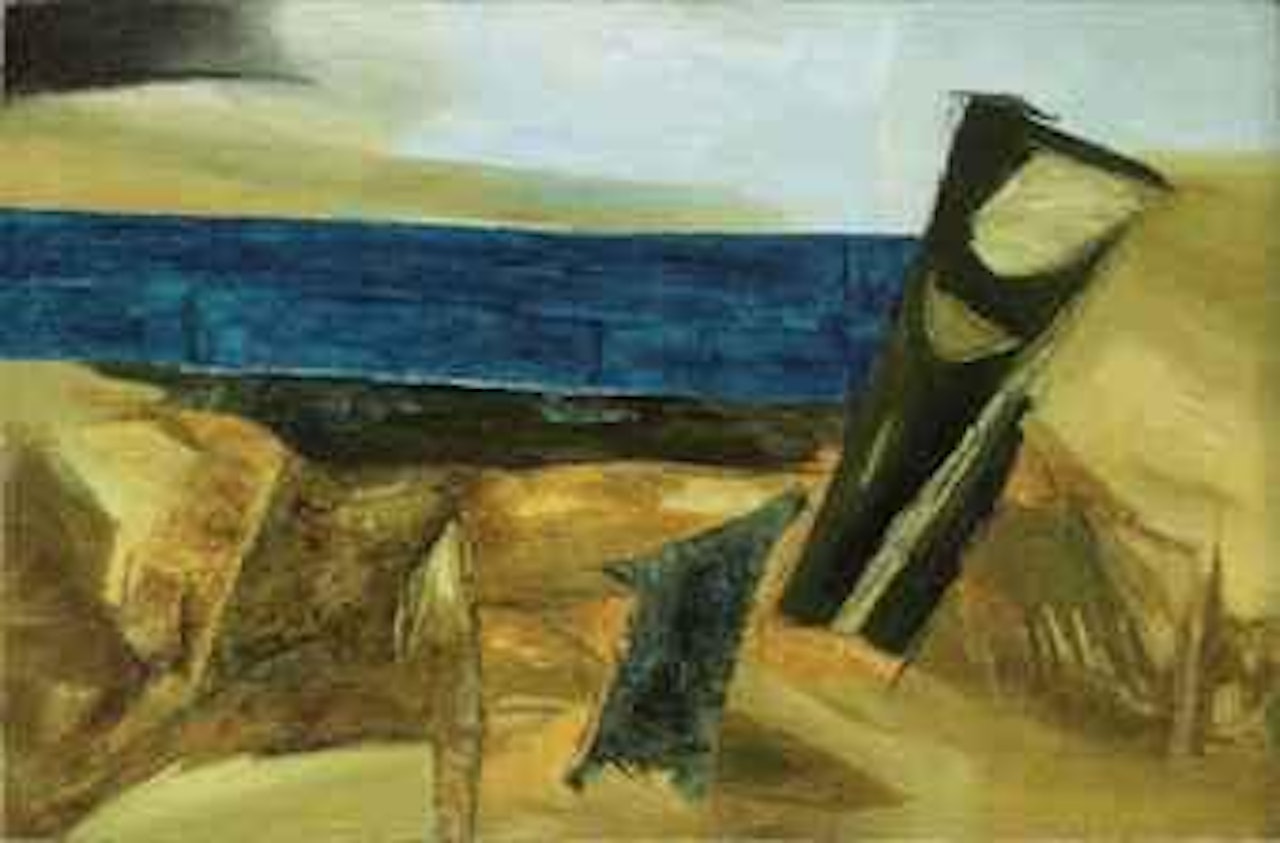 Untitled (The Cliff) by Ram Kumar