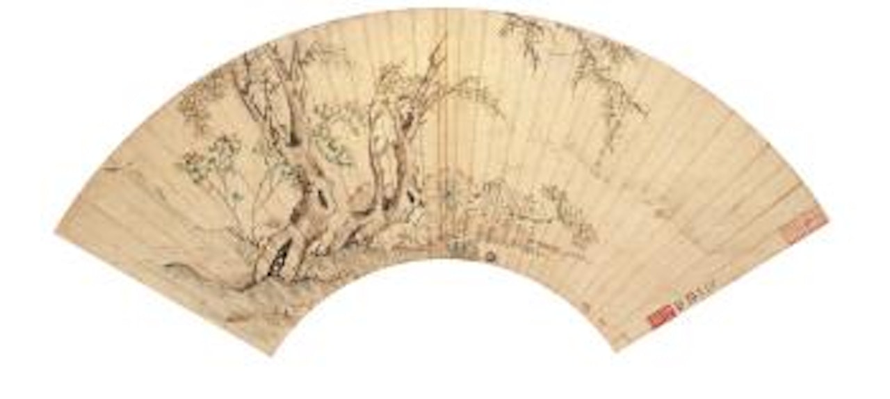 Hibiscus And Willow by Lu Zhi