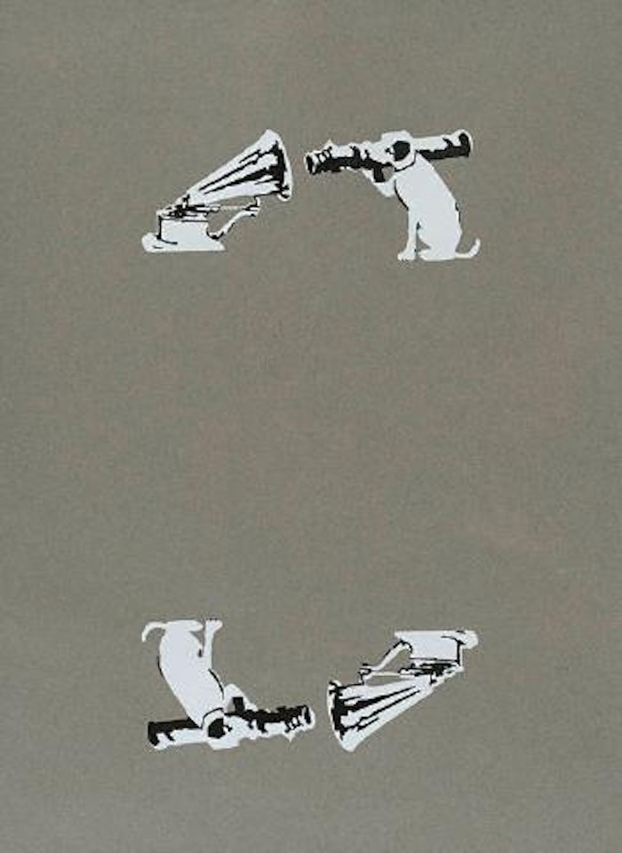 HMV dog by Banksy