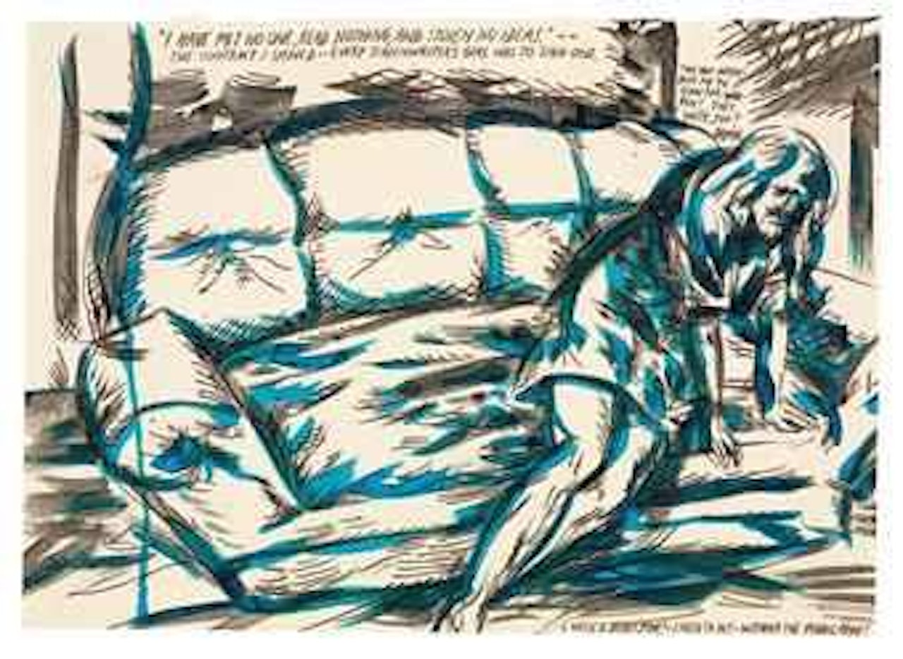 Untitled (I have met no one) by Raymond Pettibon