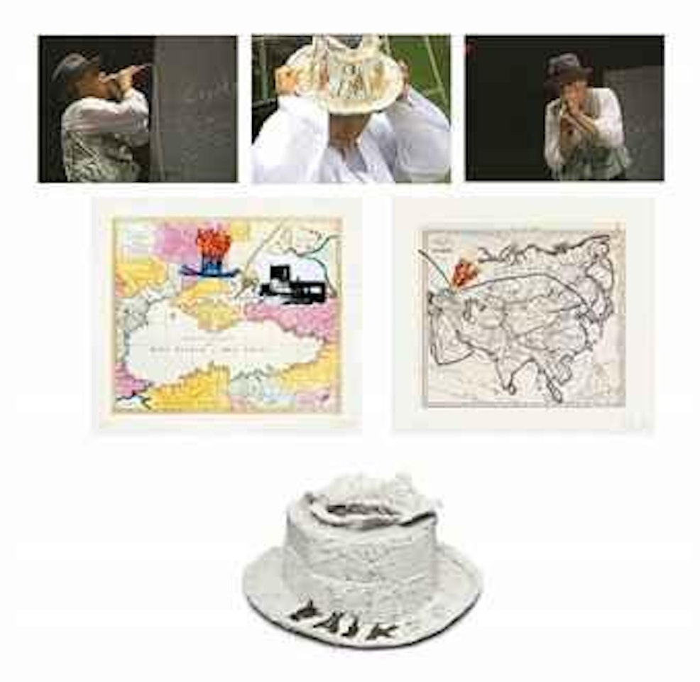 (i) Beuys Hat  (ii) Beuys VOA  (iii) Beuys VOA  (iv) Beuys And Shaman by Nam June Paik