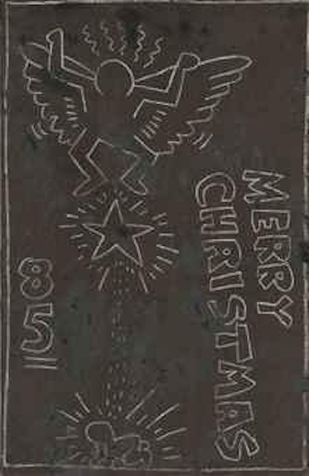 Untitled (Merry Christmas 1985) by Keith Haring