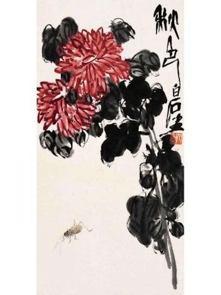 Autumn scenery by Qi Baishi