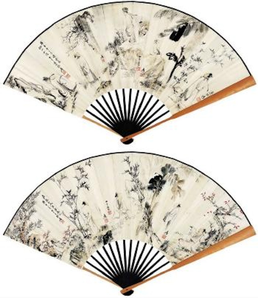 Ten scholars by Zhang Daqian