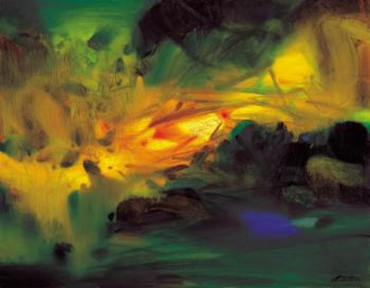 Surgissement by Chu Teh-Chun