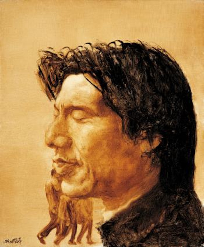 Self-portrait by Zhou Chunya