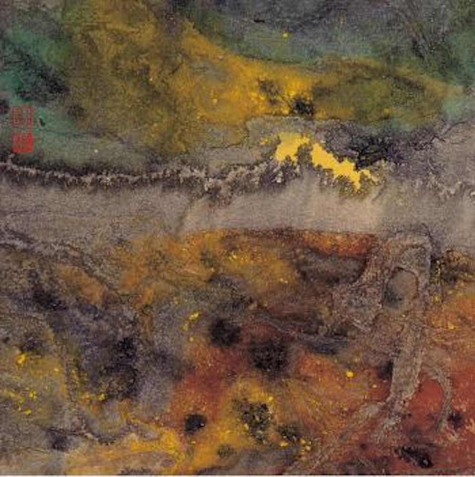 Four seasons series No. 14 by Liu Kuo-Sung (Liu Guosong)