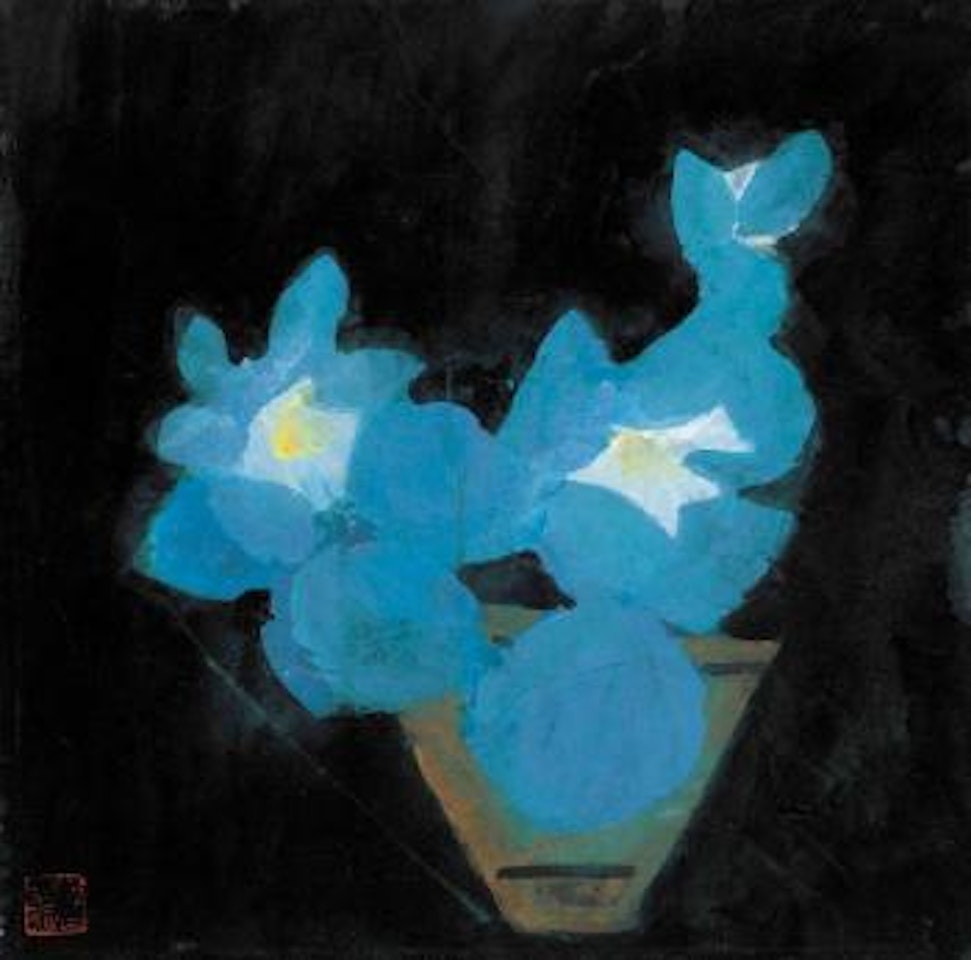 Pot of flowers by Lin Fengmian
