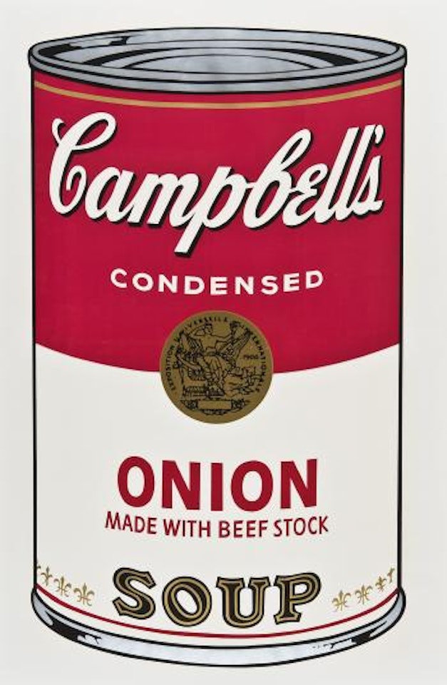 Onion soup, from Campbell's Soup I by Andy Warhol