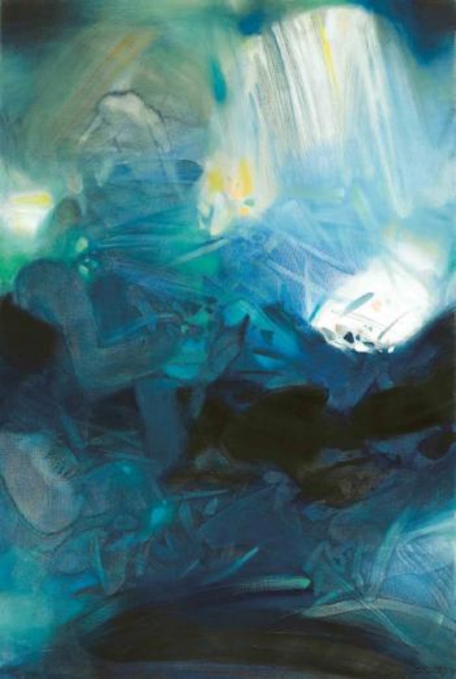 Ombres bleues by Chu Teh-Chun