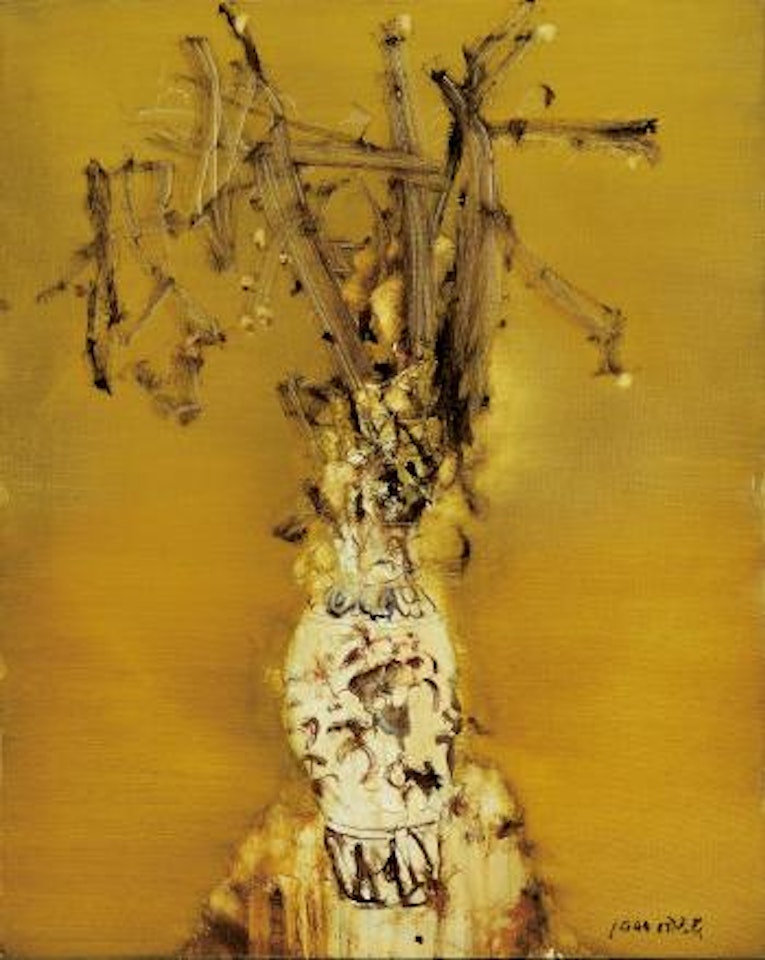 Vase of flowers by Zhou Chunya