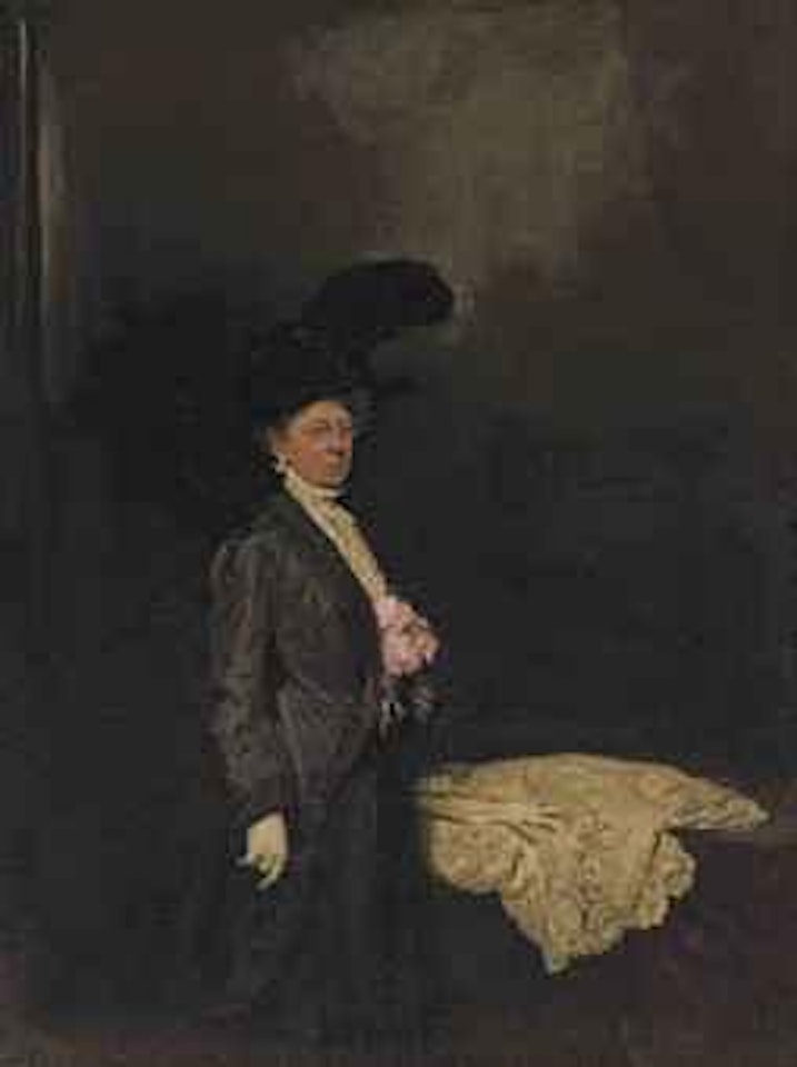 Portrait of Lady Pearson, later Viscountess Cowdray, three-quarter length by William Nicholson