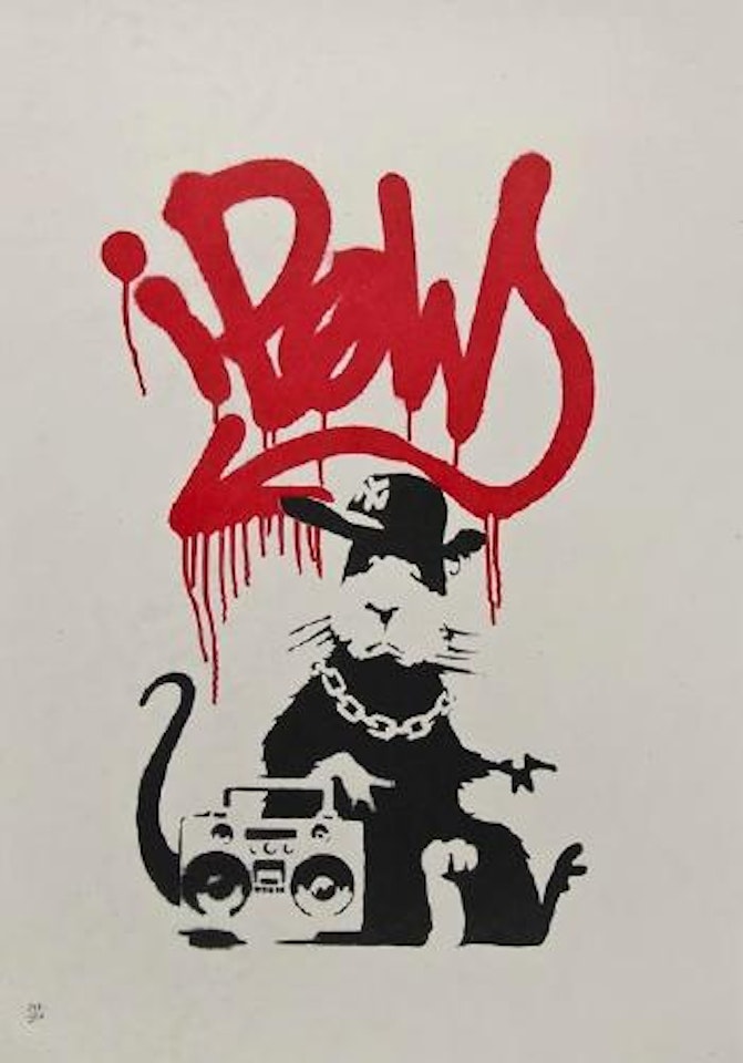 Gangsta rat by Banksy