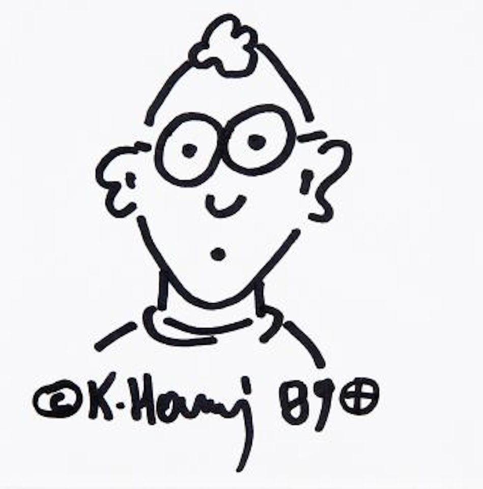 Untitled (self-portrait) by Keith Haring