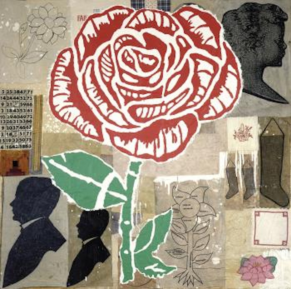 The rose of Santa Cruz #2 by Donald Baechler