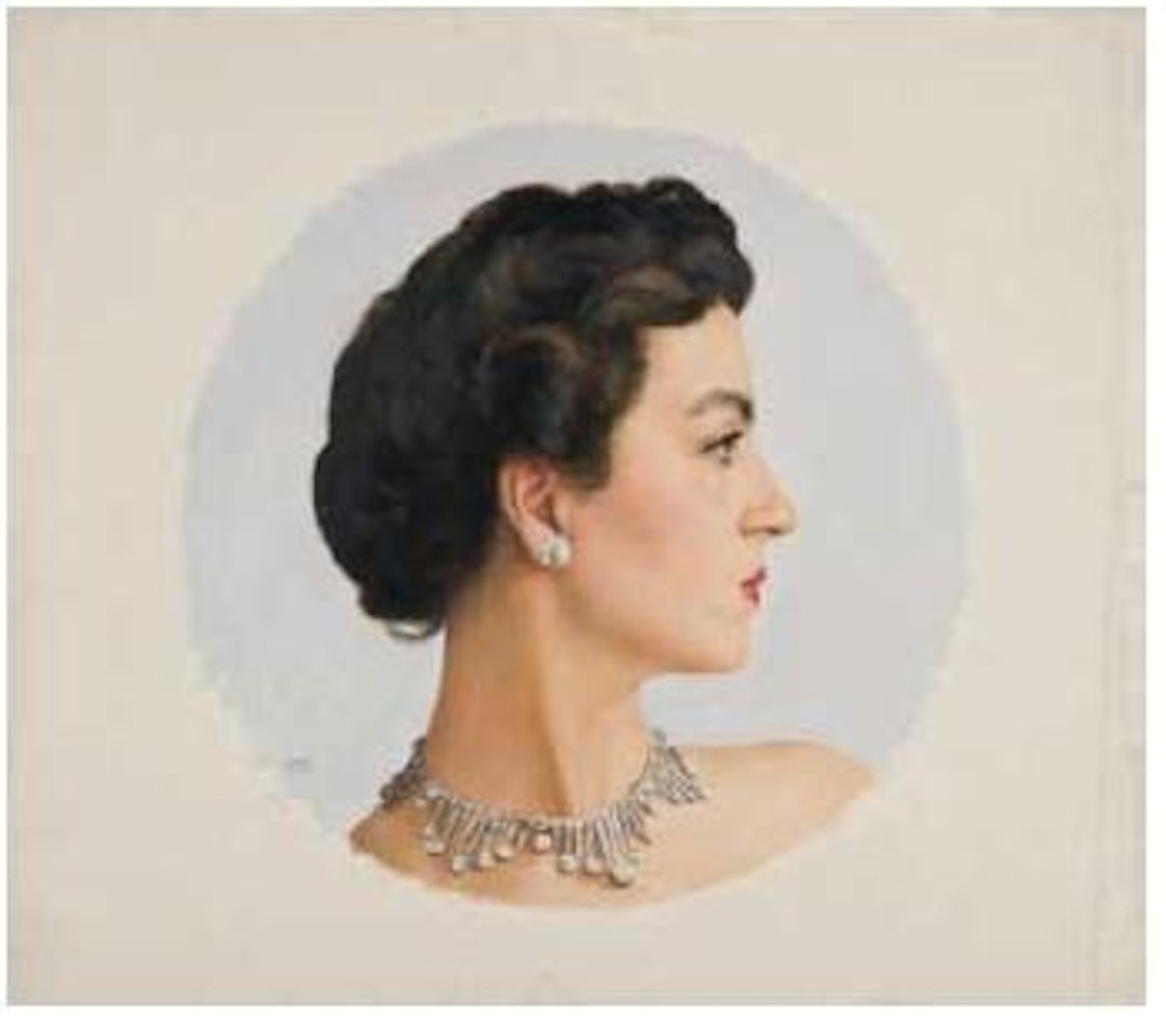 Femme de profil by Bernard Boutet de Monvel