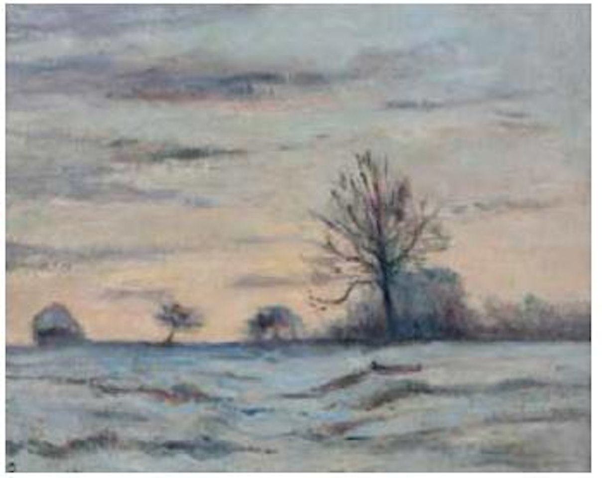 La neige by Maximilien Luce
