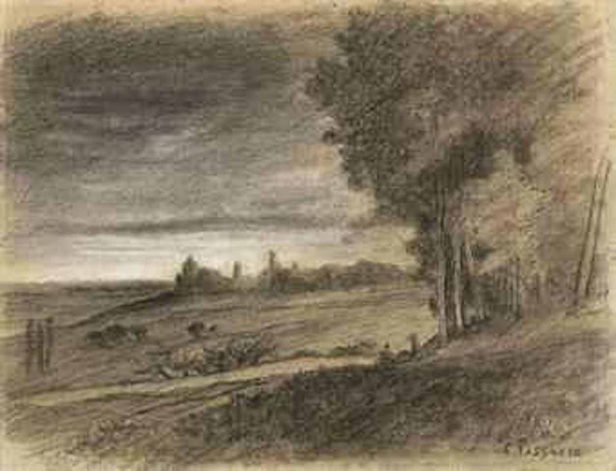Paysage by Camille Pissarro