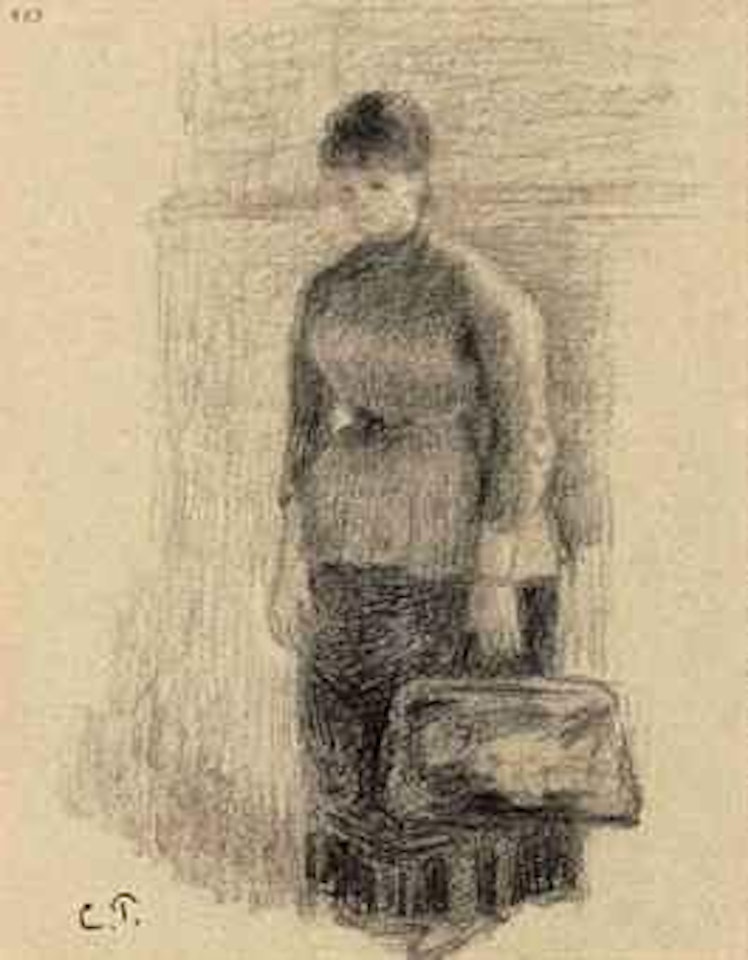 Nini, la nièce de l'artiste by Camille Pissarro