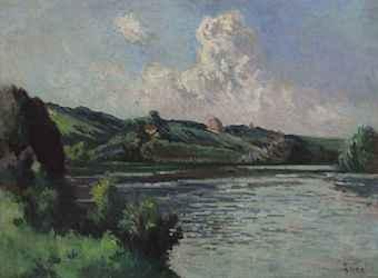 Paysage de Rolleboise by Maximilien Luce