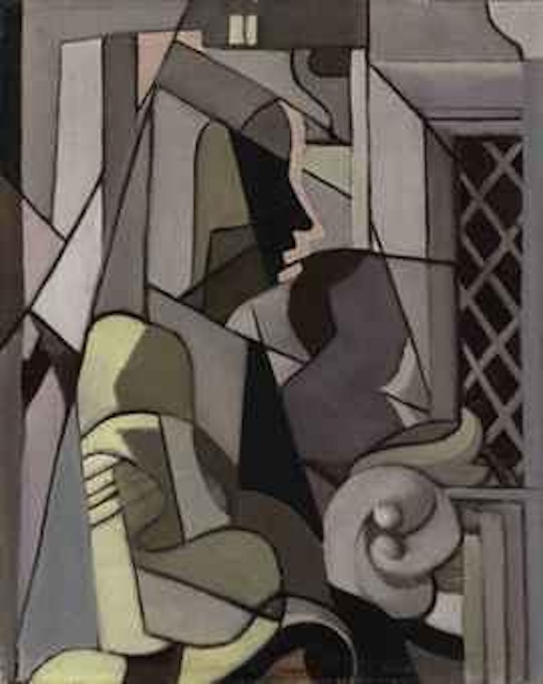 Femme et enfant (abstrait) by Tamara de Lempicka