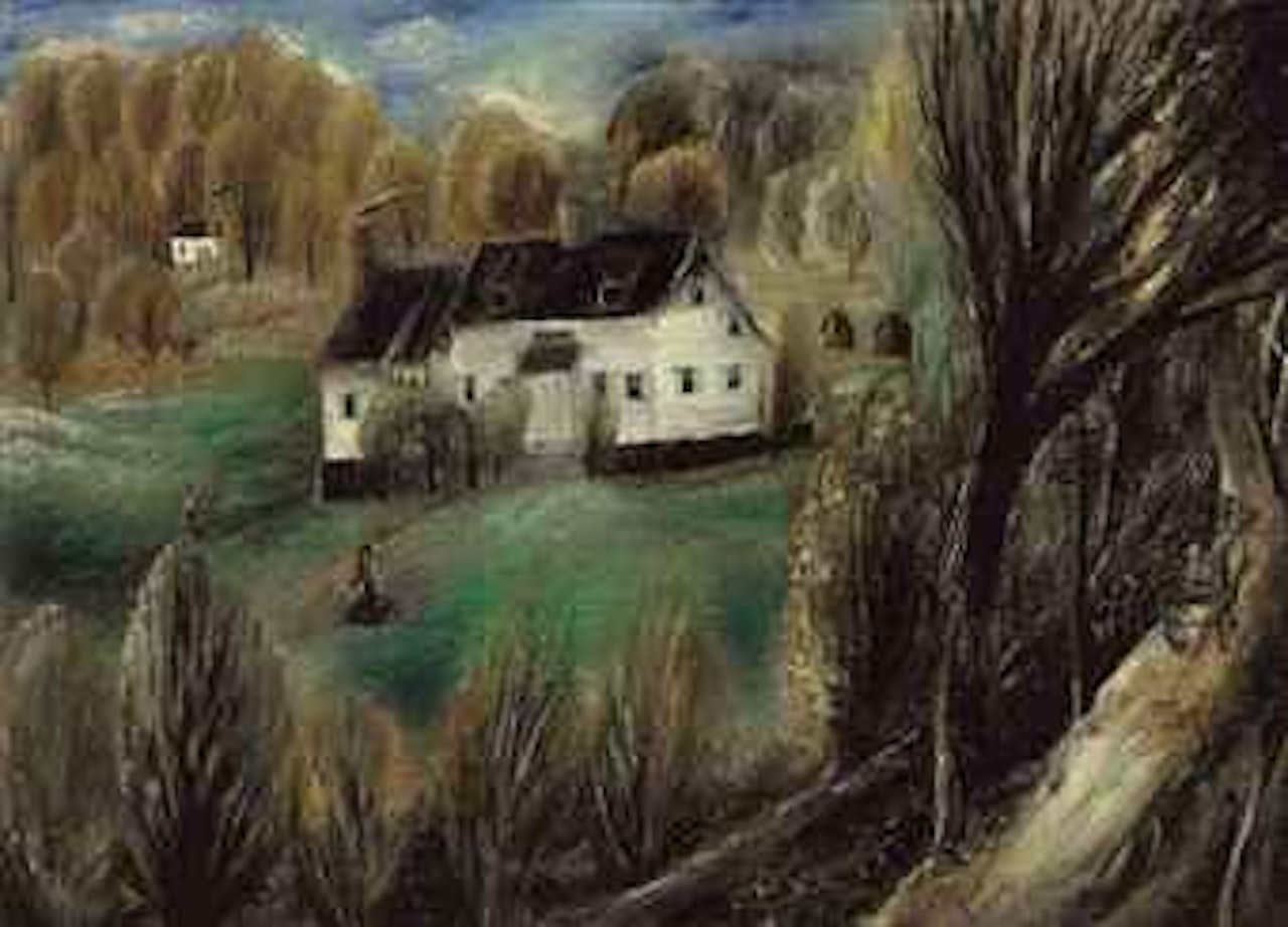 Autumn Landscape, Peekskill, New York by Reuven Rubin