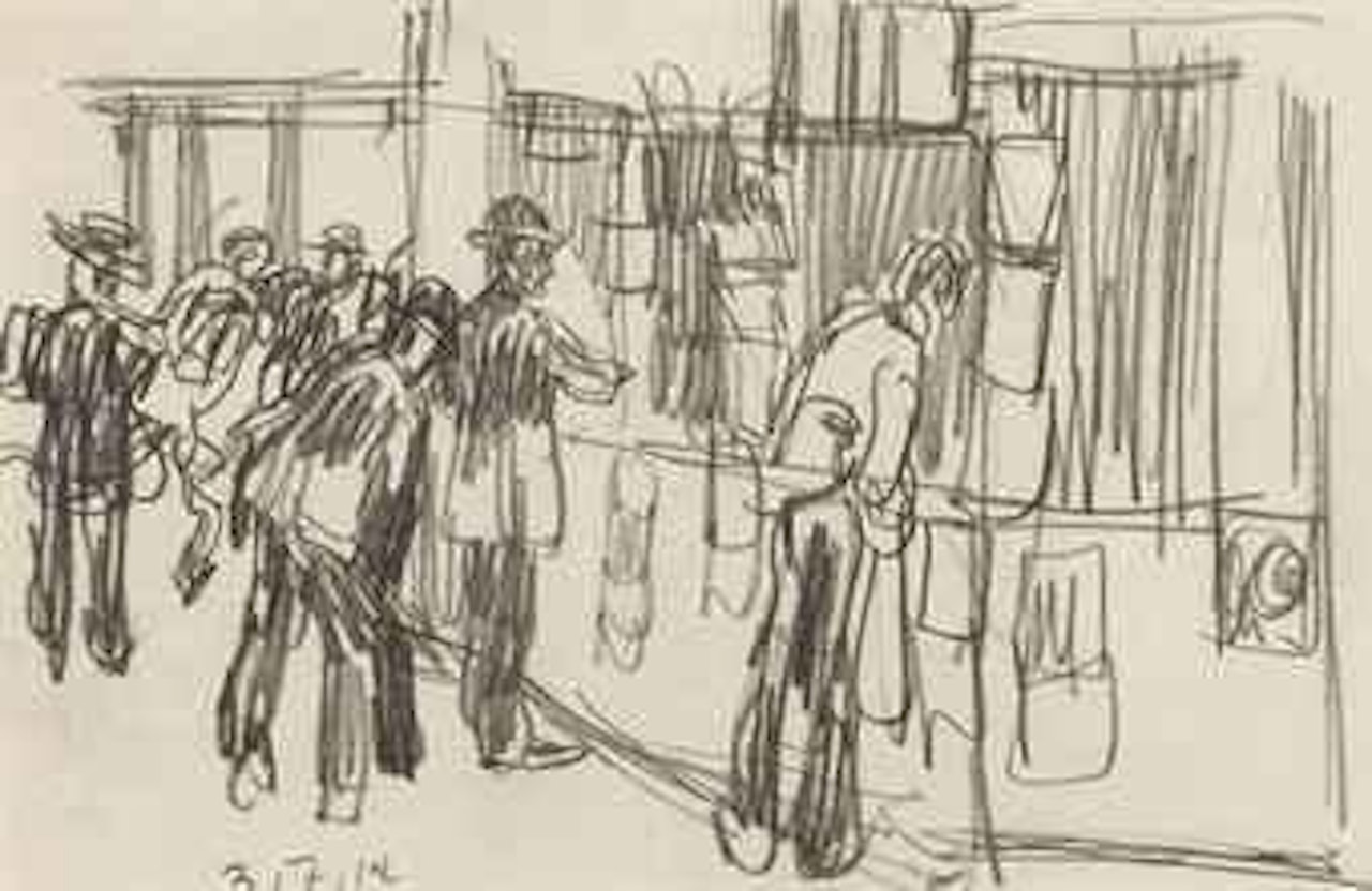 Strassenszene, Berlin by George Grosz