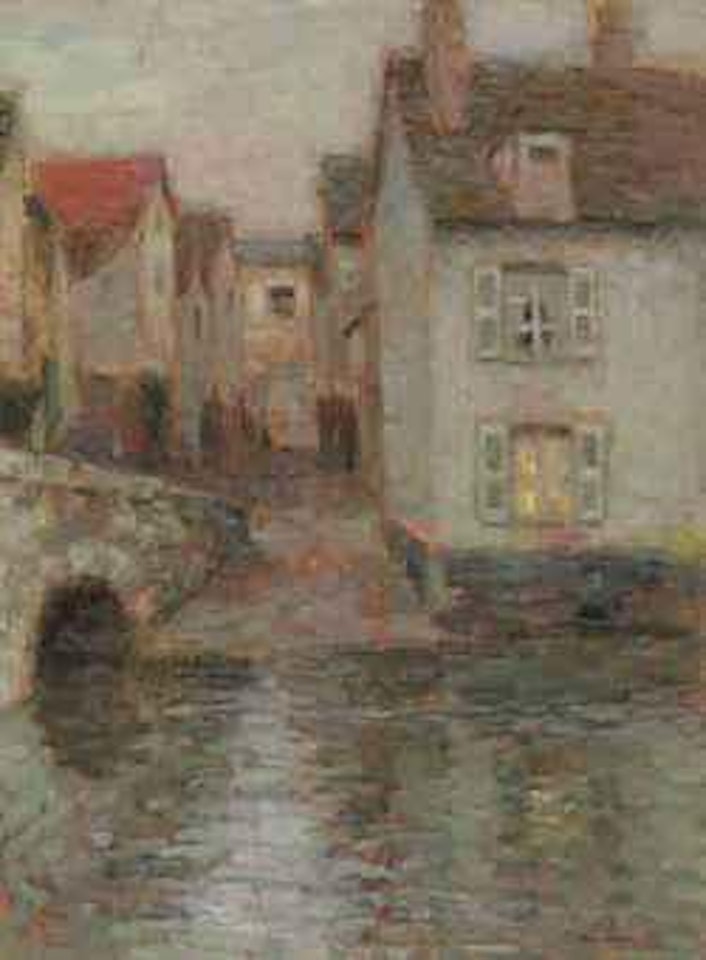 Le Pont, Crépuscule, Chartres by Henri Le Sidaner