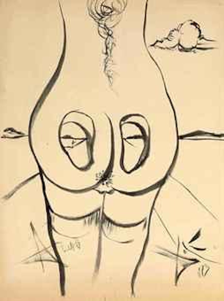 Mysteries of the Anus by Salvador Dali