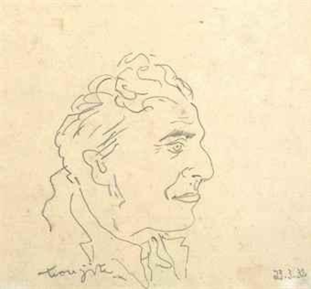 Tête d'homme by Leonard Tsuguharu Foujita