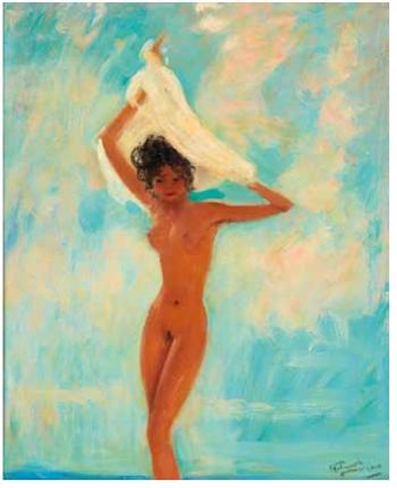 Nu au voile, or Orgueil by Jean Gabriel Domergue