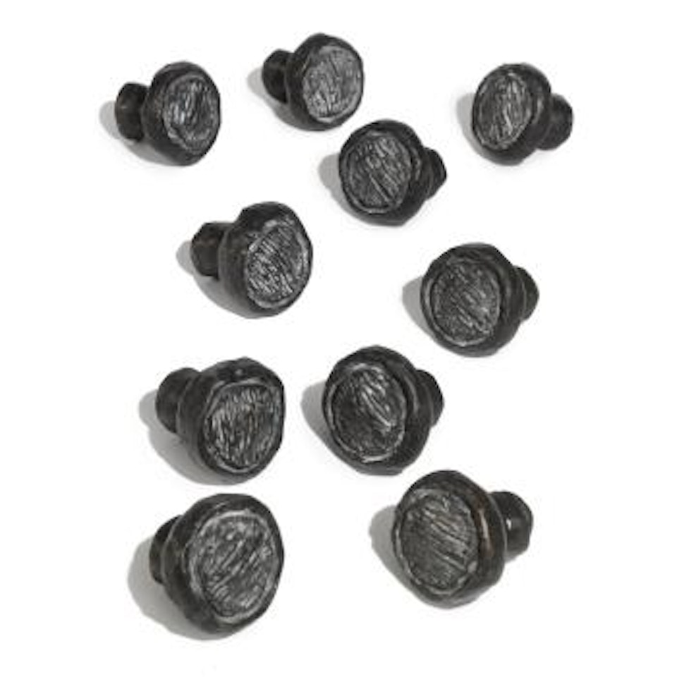 Collection Of 24 Doorknobs by Diego Giacometti
