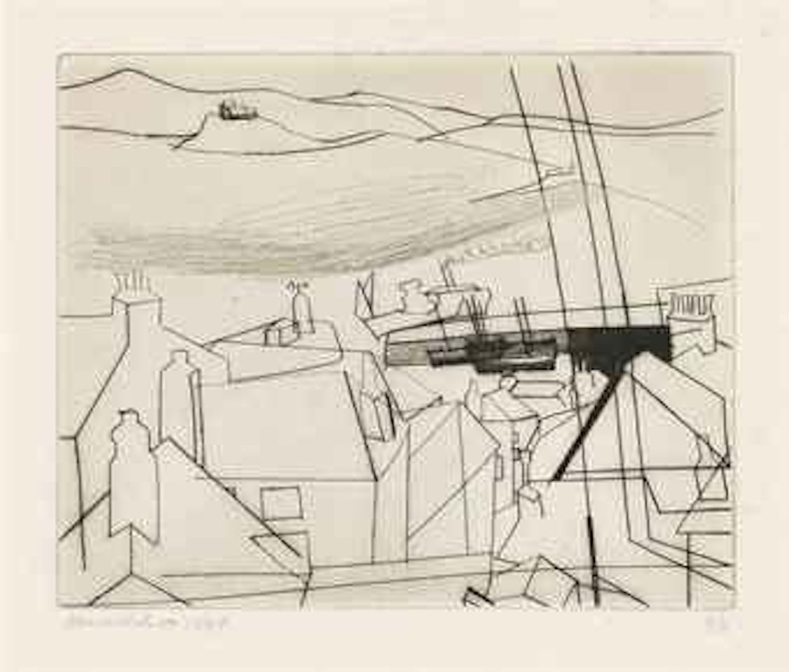 Newlyn (Alan Cristea catalogue 16) by Ben Nicholson, O.M.