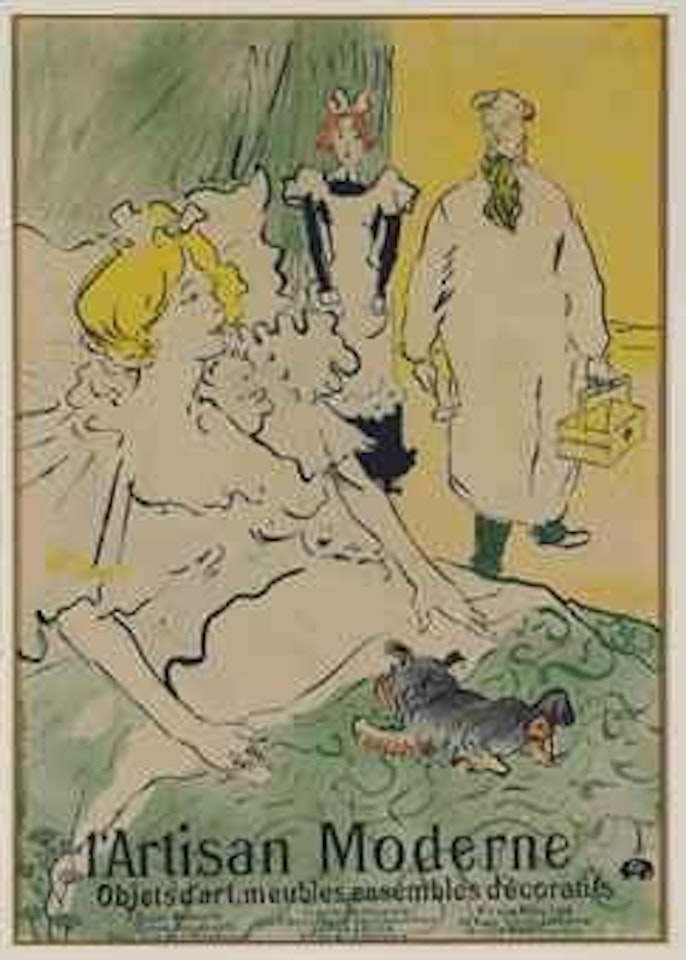 L'Artisan Moderne (Delteil 350; Adriani 59; Wittrock P24) by Henri de Toulouse-Lautrec