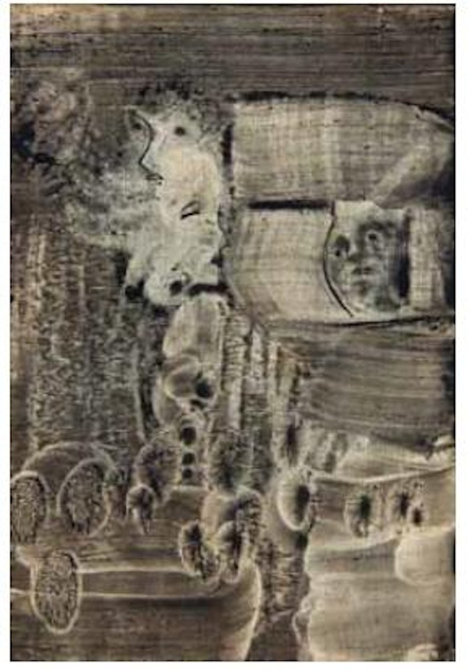 Trois figures (décalcomanie interpretée) by Oscar Dominguez
