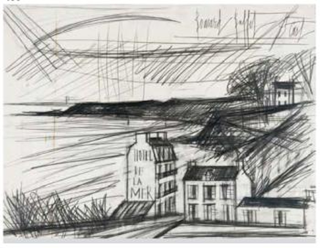 St. Cast, hotel de la mer by Bernard Buffet