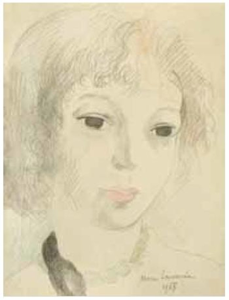 Femme au collier vert by Marie Laurencin