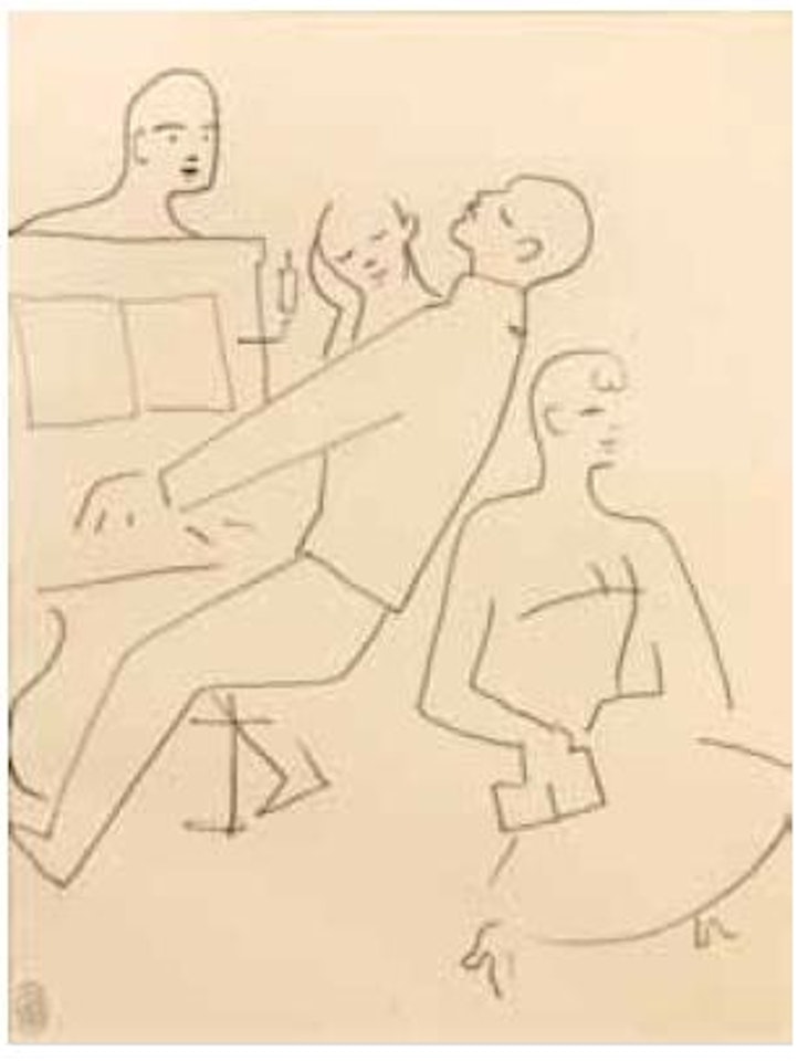 Debussy au piano by Jean Cocteau