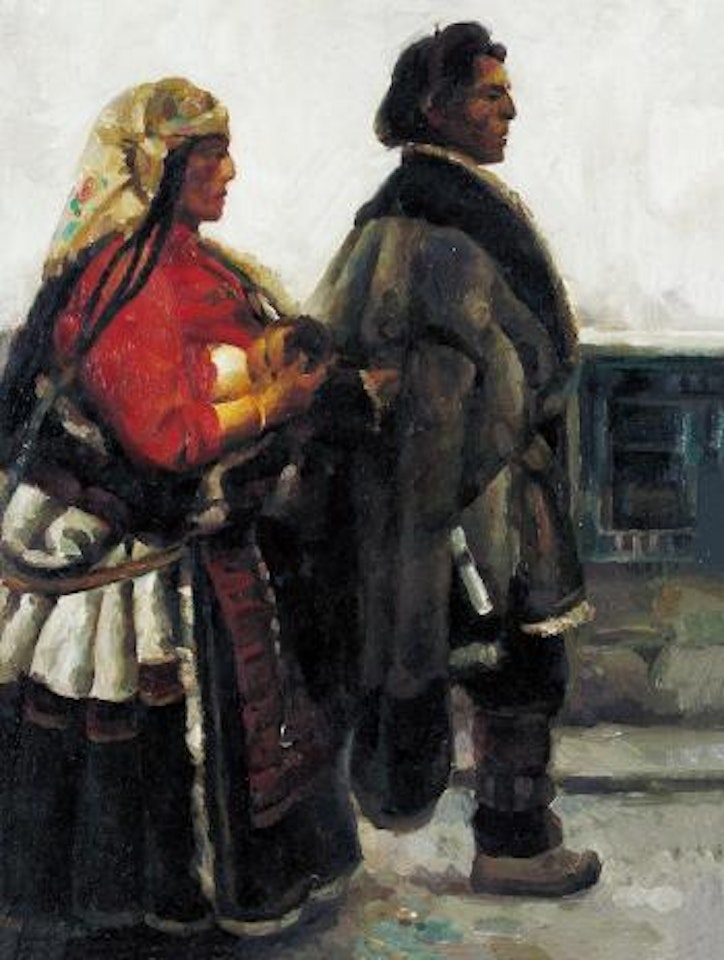 Go to town (original manuscript) by Chen Danqing