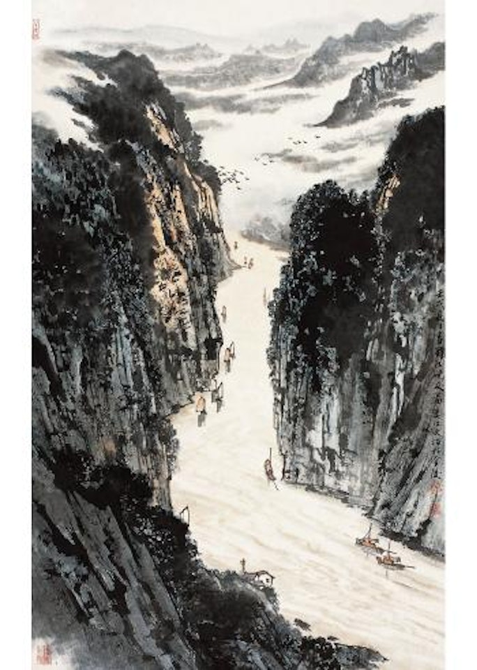 Sailing through great valley by Song Wenzhi